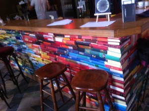 The book bar in the Utopiastadt 