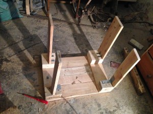 Frame for the cabinet