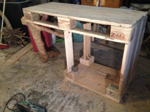 Dresser, partly built - the table surface lays already stable