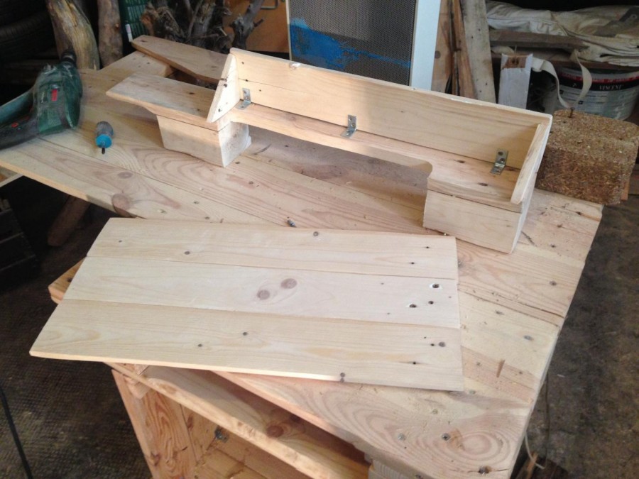 Steampunk desk made of pallets, Part 2 - Pallet Furniture