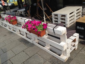  Pallet benches in Poland