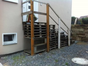 Pallet stairs, Kirchheim